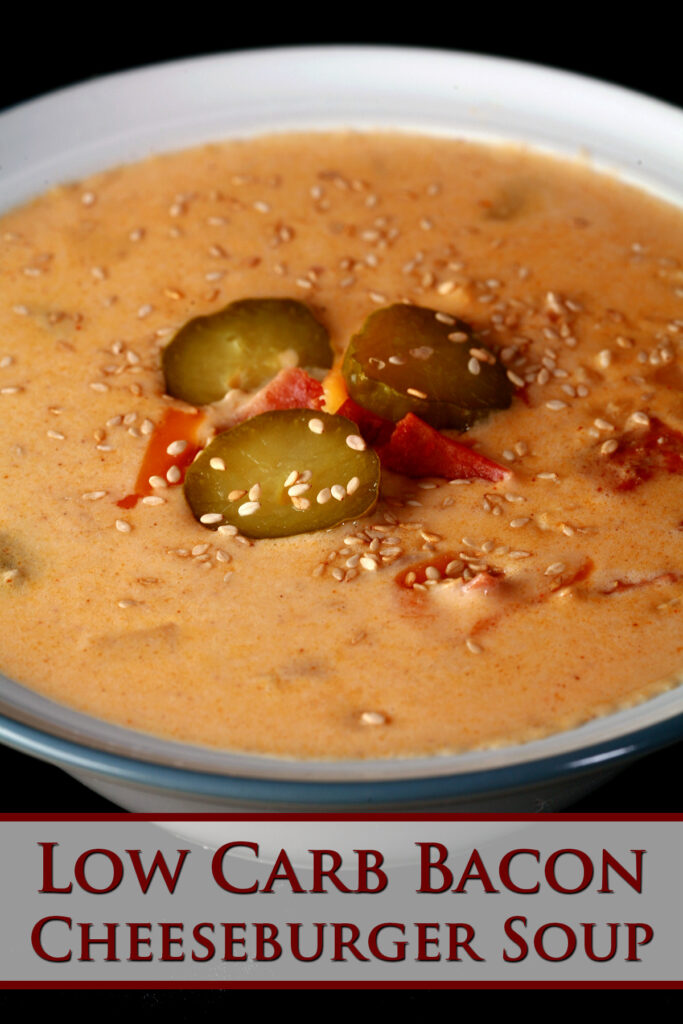 Easy Keto Cheeseburger Soup Recipe With Bacon Low Carb Hoser