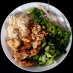 A keto Vietnamese noodle salad, as described in the post.