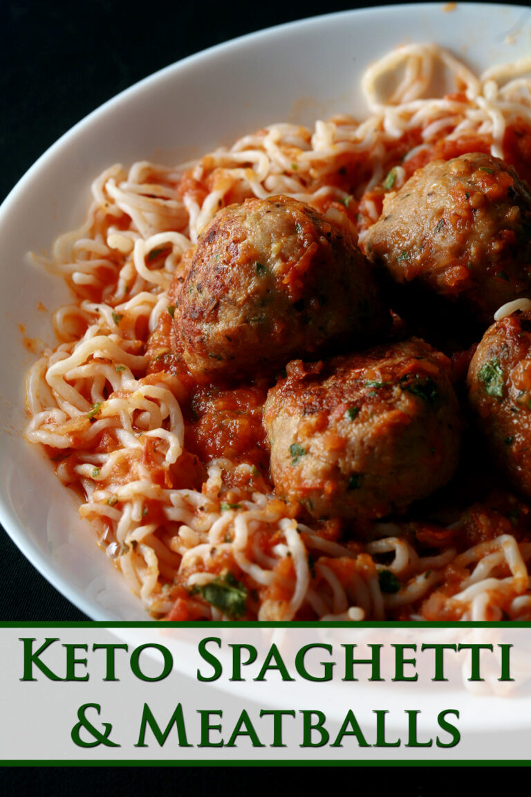 Keto Spaghetti and Meatballs Low Carb Hoser