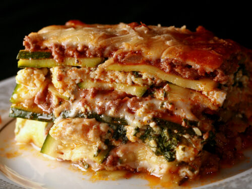 Keto Lasagna [Zucchini Noodles] - Low Carb Hoser