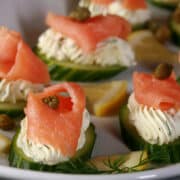 Smoked Salmon Canapes [Gluten Free & Keto!] - Low Carb Hoser