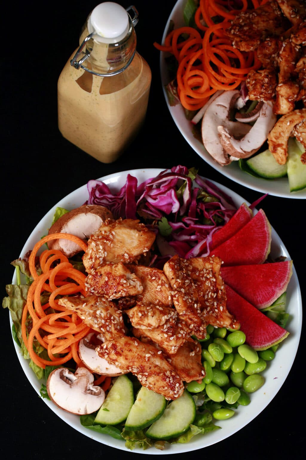 Sesame Ginger Chicken Salad Low Carb Hoser 8035