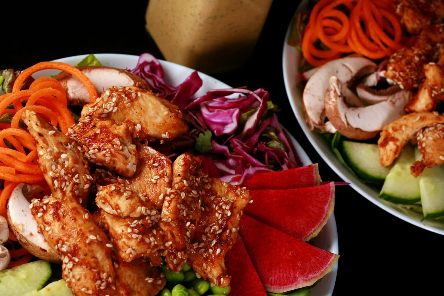 Sesame Ginger Chicken Salad Low Carb Hoser 4275