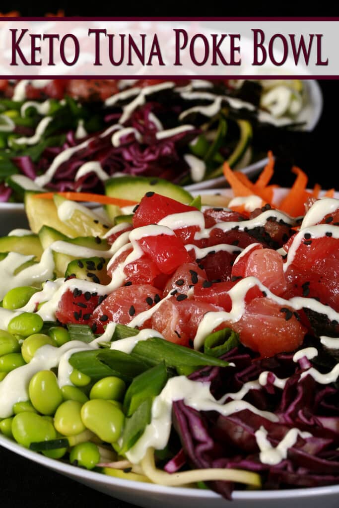 Keto Ahi Tuna Poke Bowl Recipe Low Carb Hoser