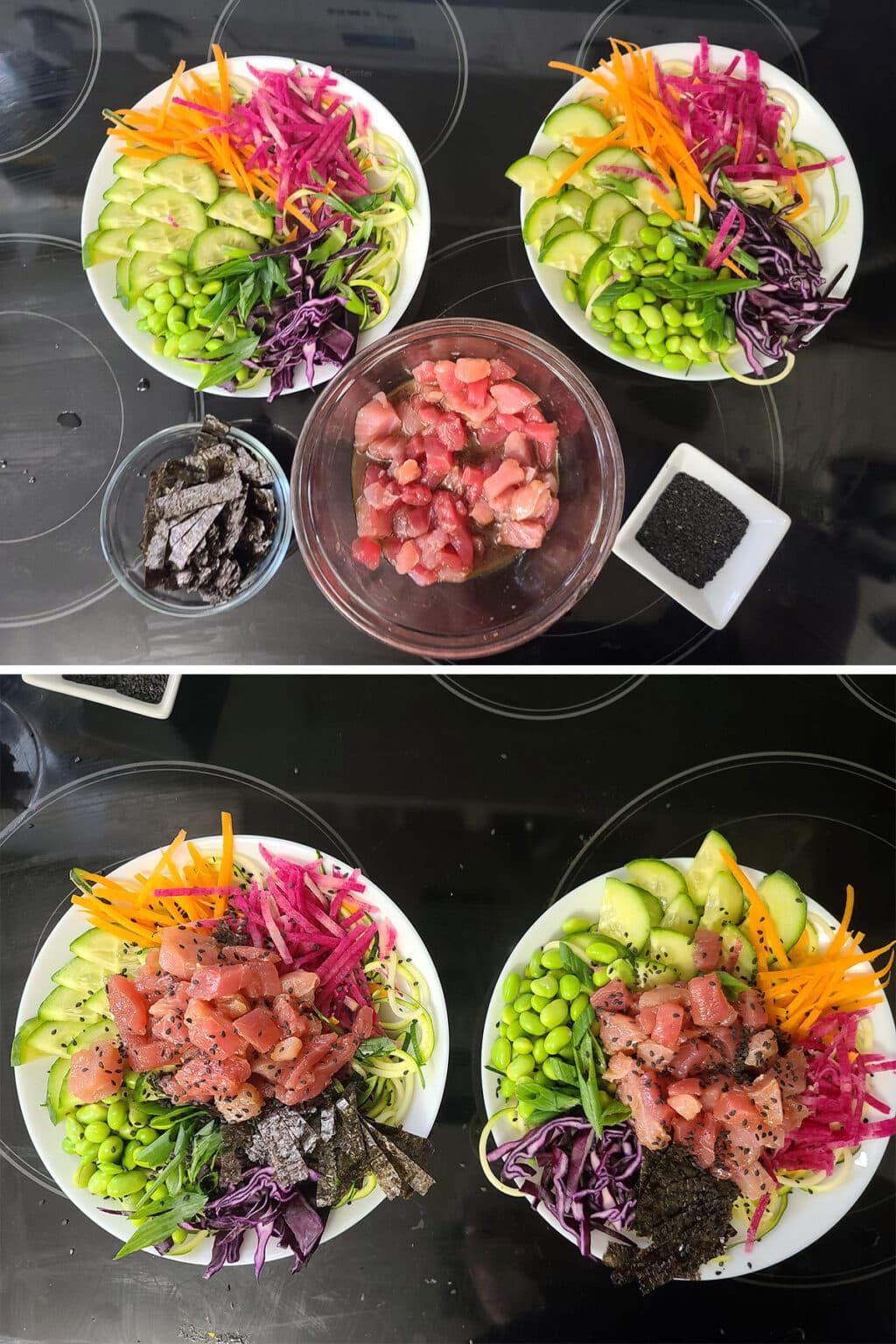 Keto Ahi Tuna Poke Bowl Recipe Low Carb Hoser