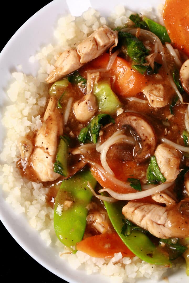 Easy Keto Stir Fry Recipe [The Best Low Carb Chicken Chop Suey] - Low