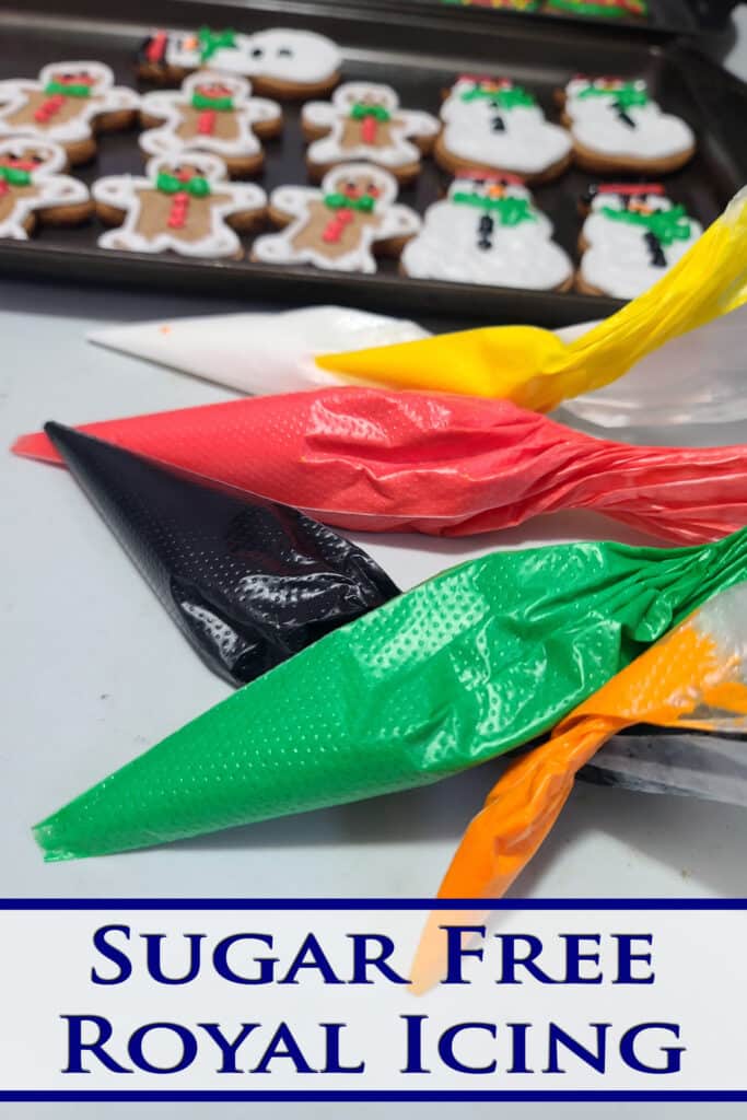 Sugar Free Royal Icing [Keto Cookie Decorating Icing] - Low Carb Hoser