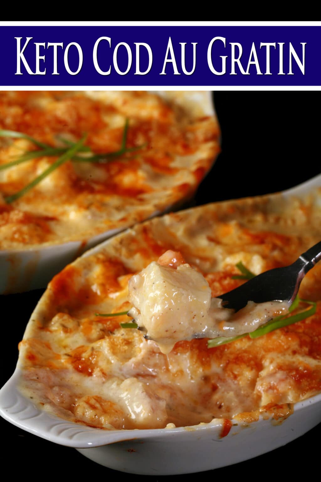 Newfoundland Style Keto Cod Au Gratin Recipe [Gluten Free] Low Carb Hoser
