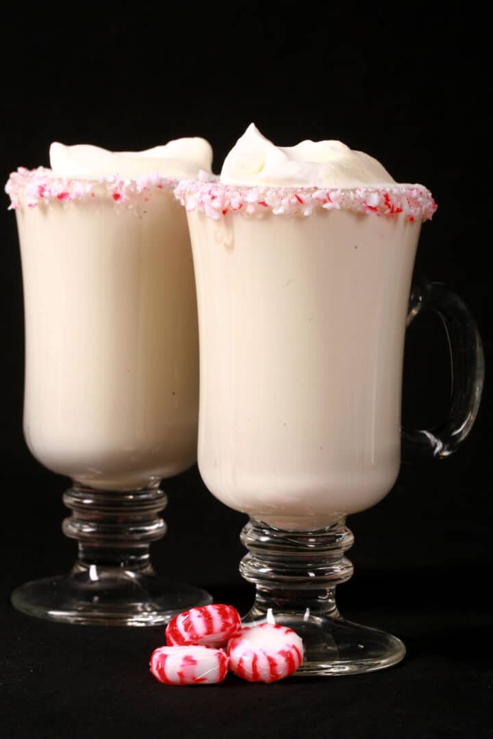 Sugar Free Peppermint White Hot Chocolate Recipe - Low Carb Hoser