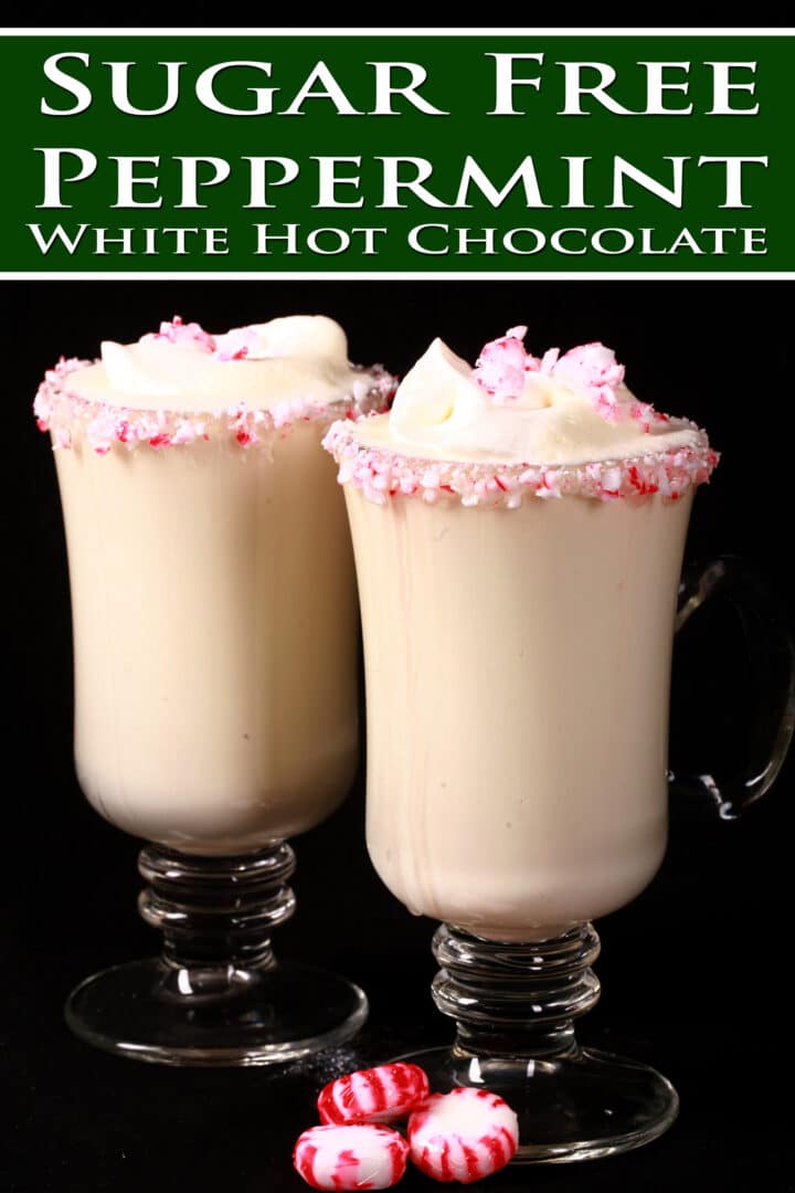 Sugar Free Peppermint White Hot Chocolate Recipe - Low Carb Hoser